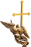 Ангел на шпиле Петропавловского собора Петропавловской крепости